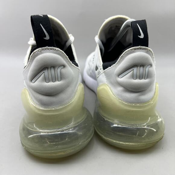 Nike Air Max 270 Running Shoes Women Size 10 White Mesh Comfort Low Top Sneakers - Picture 4 of 8